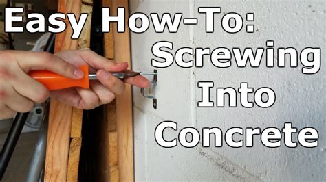 screwing into cement board siding